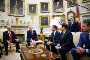 Trump, Vance and Natenyahu