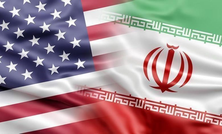 US IRAN FLAG